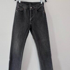 Levi's High Rise Straight Leg 501 Jeans
